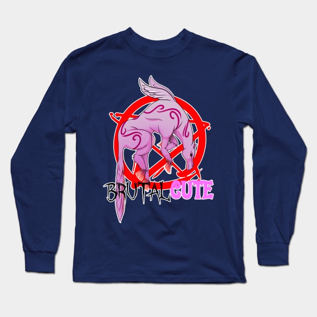 Brutalcute Long Sleeve T-Shirt by conquart